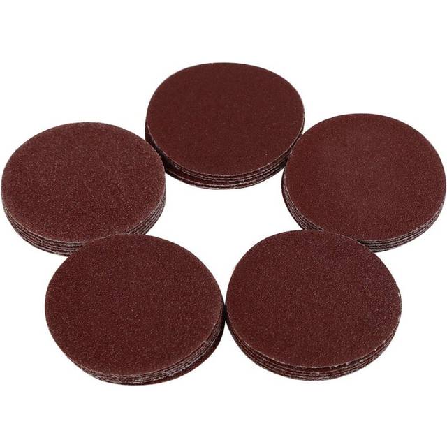 sourcingmap 30pcs Hook and Loop Sanding Discs Pads 60-150 Grits 2 Inch Sandpaper