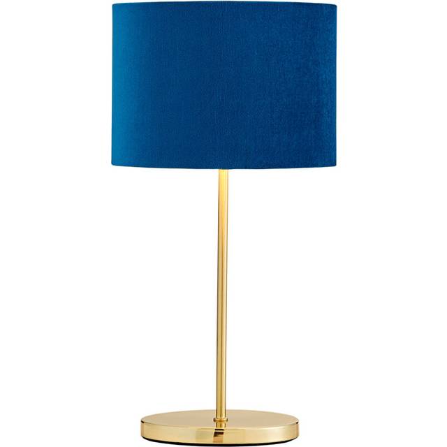 Litecraft velvet table lamp & light shade 35 cm easy fit lampshade - 3 colours