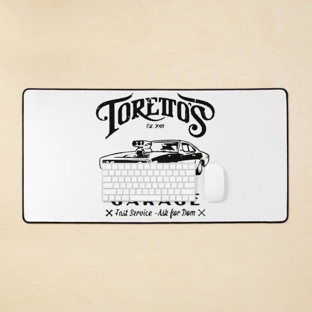 Desk Mat Fast Furious - Toretto's Garage Large Gaming Mouse Pad 35x16 inch
