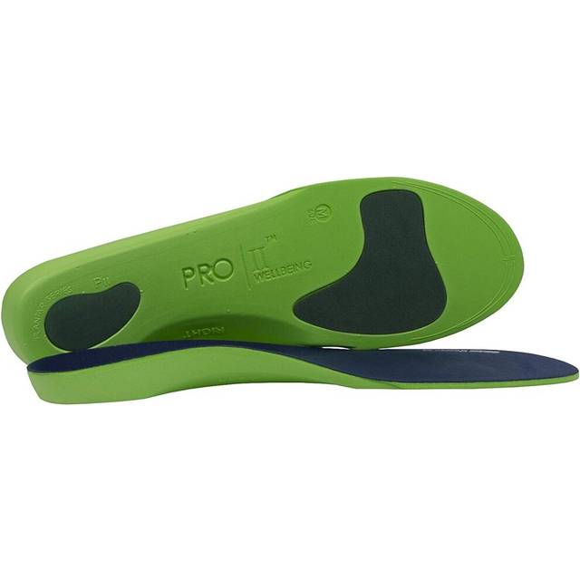 PRO 11 WELLBEING Plantar Series Orthotic Insoles Full Length with Arch Supports, Metatarsal and Heel Cushion for Plantar Fasciitis Treatment 5/6.5 UK