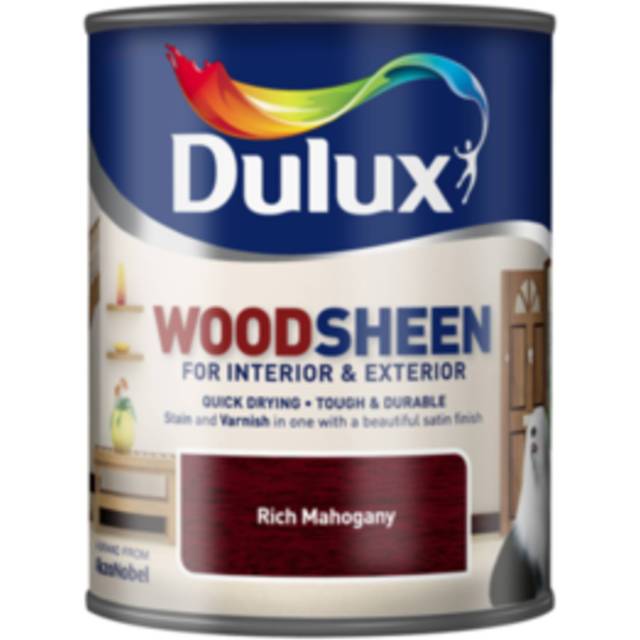Dulux Rich Mahogany Woodsheen Varnish 750ml - Brown