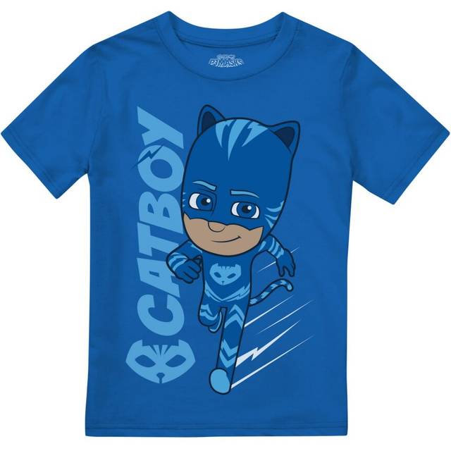 (7-8 Years, Royal Blue) PJ Masks Boys Catboy T-Shirt
