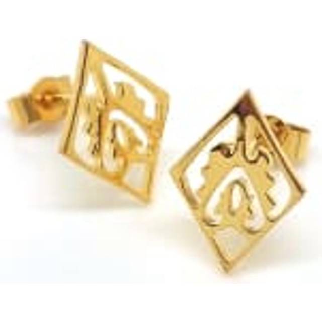 Blackbird London - Gold Ace of Diamond Studs