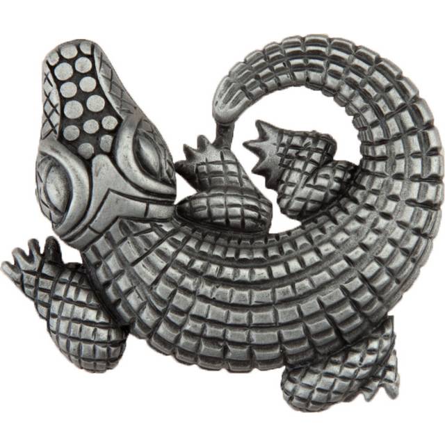 Acorn Manufacturing DPMPP Artisan Collection Alligator Knob, Antique Pewter