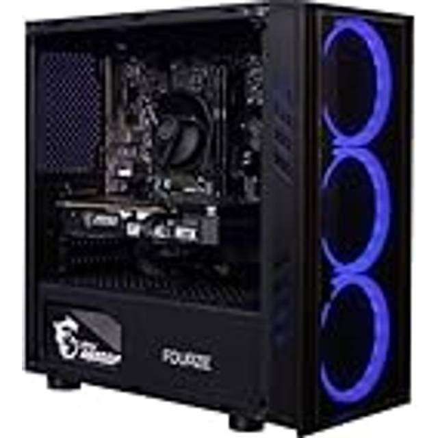 SharkGaming Triton Gaming PC, svart, 19371, Black - Intel Core i5-11400, RTX 3050, 8GB RAM, 1TB NVMe SSD - Windows 11 Home