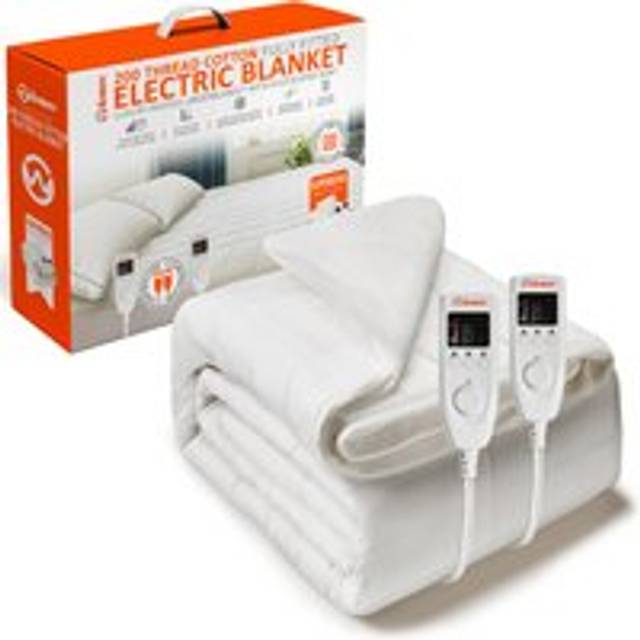 (Super King) WÃ¤rmer Cotton Padded Heated Blanket - Fully Fitted