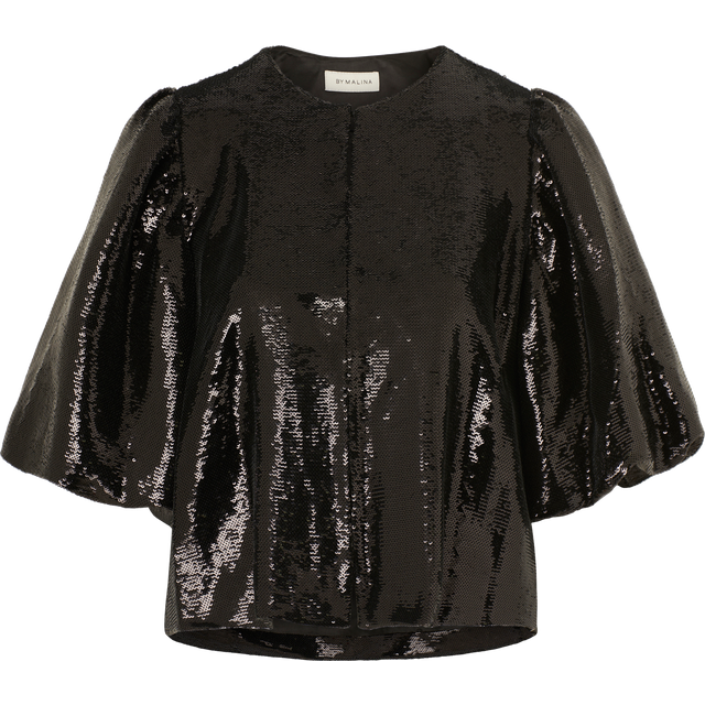By Malina - Blus Cleo Blouse - Svart