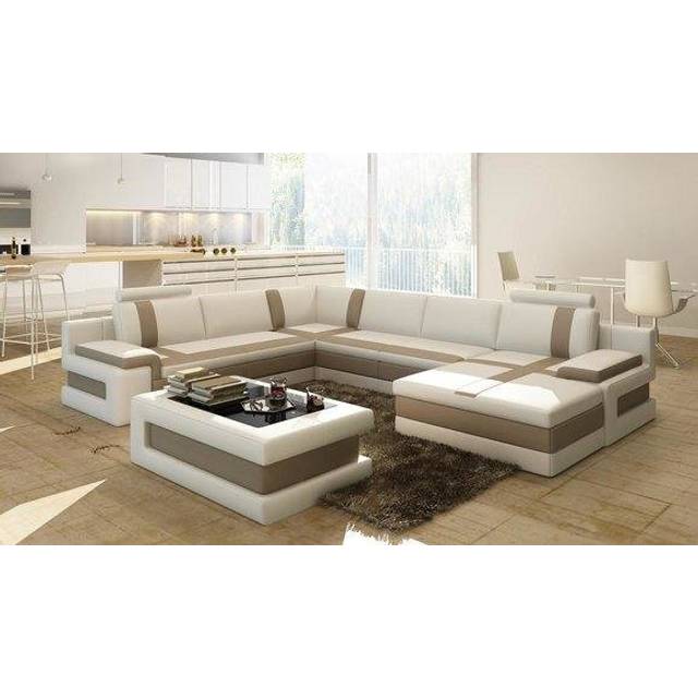 Leather sofa couch living area u shape design modern sofa corner sofas design