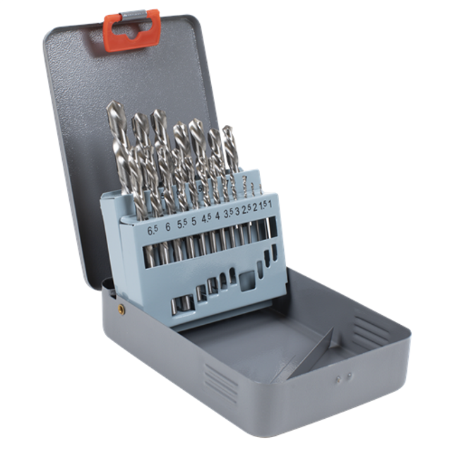 Sealey 19 Piece Left Hand Spiral Drill Bit Set