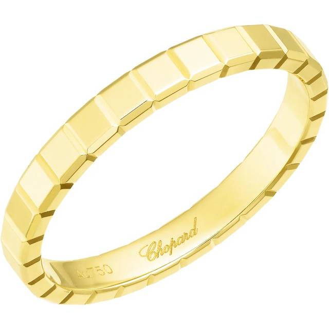 Chopard Ice Cube 18ct Yellow Gold Slim Ring - 50