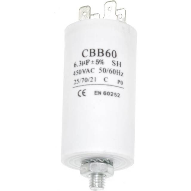 Universal 6.3UF Microfarad Appliance Motor Start Run Capacitor