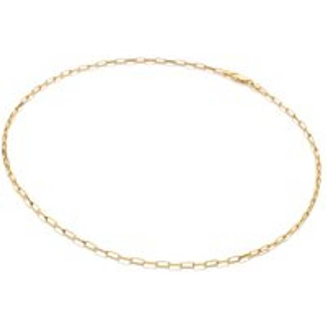 Hot Diamonds x Jac Jossa Embrace Gold Plated Sterling Silver Small Paperclip Chain 40-45cm - Silver