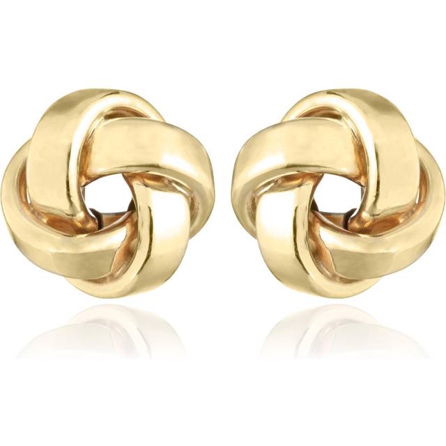 9ct Yellow Gold Knot Stud Earrings
