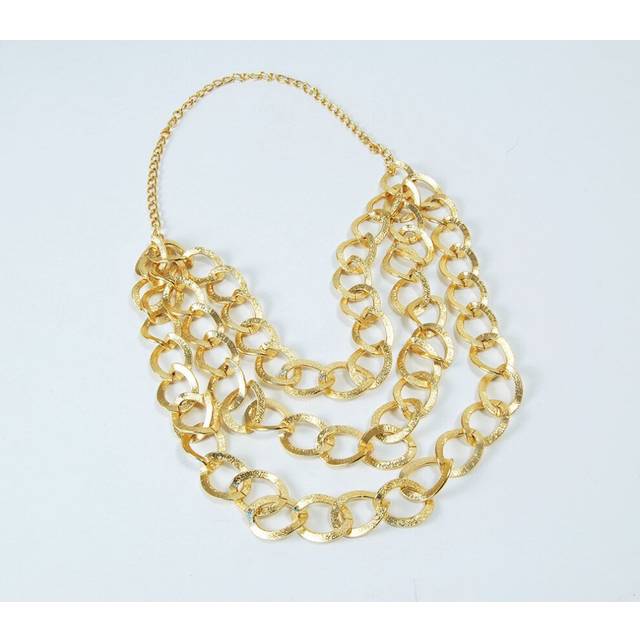 Mr T Baracus Gold Necklace Bling Gangster Rapper Fancy Dress A Team 1980's
