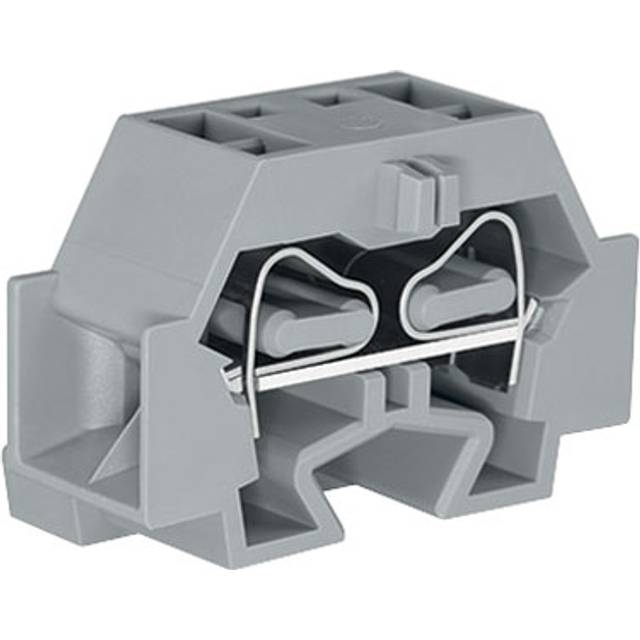 WAGO 262-331 4 Conductor Fixing Flanges Terminal Block Grey