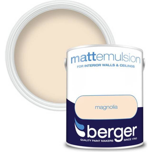 Berger Vinyl Matt 5L Magnolia - magnolia