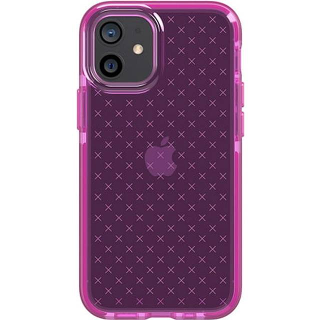 tech21 Evo check Phone case for Apple iPhone 12 Mini 5g with 12 ft Drop Protection  Mystical Fuchsia