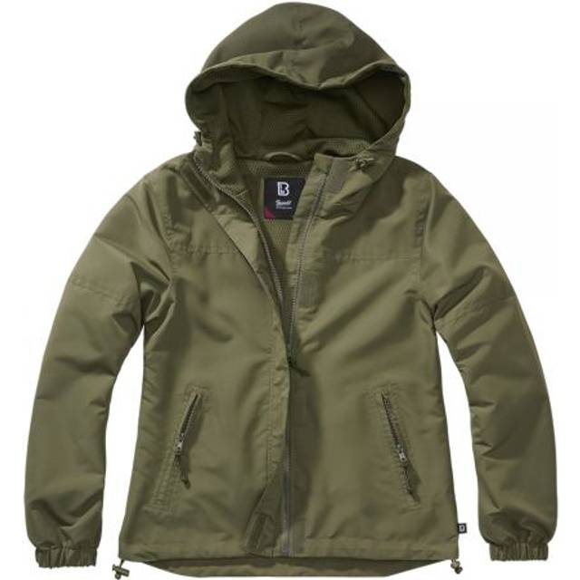 Brandit Windbreaker Summer, textile jacket women , color: Olive , size: 5XL