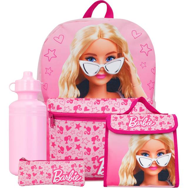 4 Piece Backpack Set - Pink - One Size