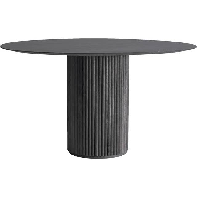 Asplund Palais Royal matbord ek mörkgrå betsad, stomme mörkgrå betsad ek.