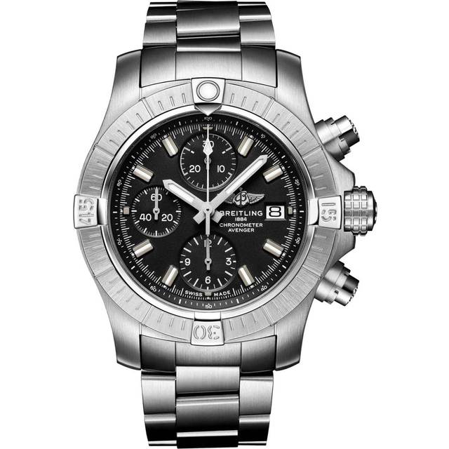 Breitling Herrklocka A13385101B1A1 Avenger Chronograph 43 Svart/Stål
