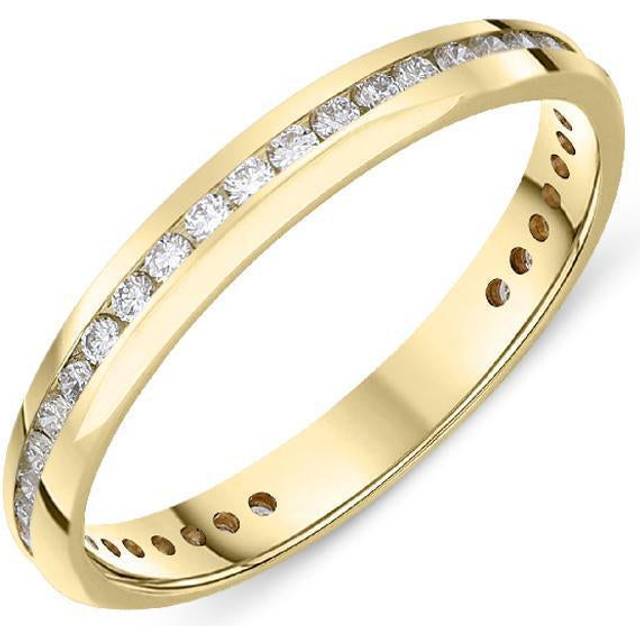 18ct Yellow Gold 0.43ct Diamond Channel Set Wedding Eternity Ring