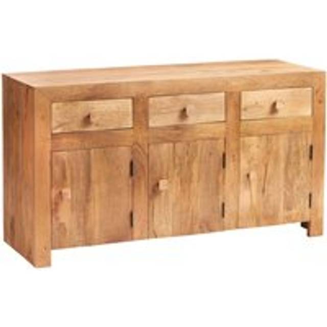 IH Design Dakota Light Mango Wood Large Sideboard, Brown