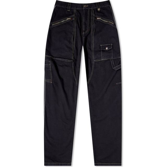 Isabel Marant Paciane wide-leg cargo jeans - black (UK 6)