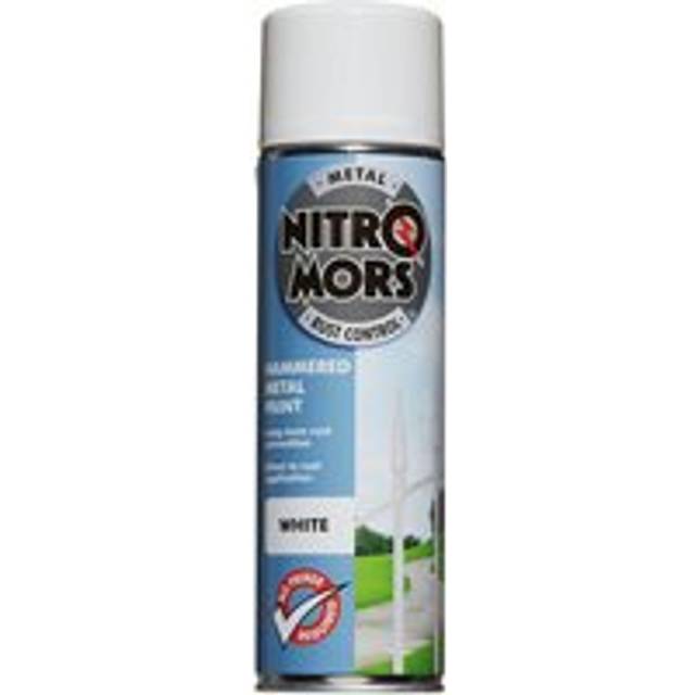 Nitromors Anti-Rust Hammered Metal Paint White 500ml