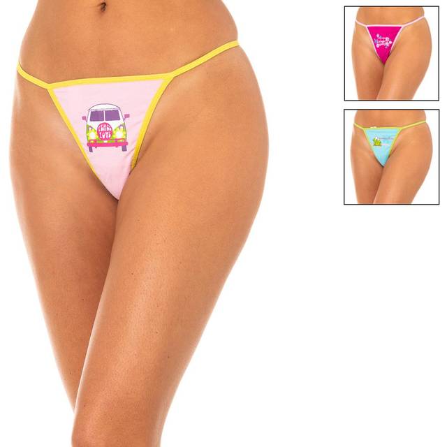 Marie Claire Womens Pack-3 Fine Thread Thongs with prints 82329 woman - Multicolour - One Size