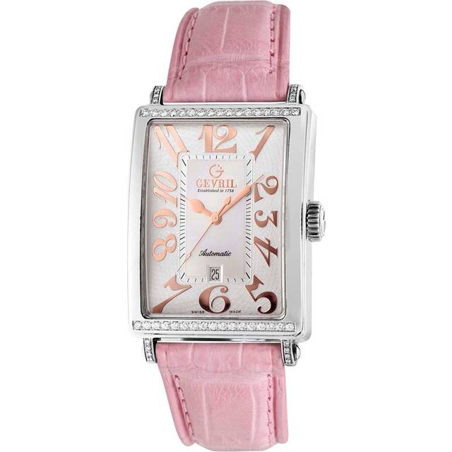 Gevril WoMens 6208RT Glamour Automatic Pink Diamond Watch - One Size