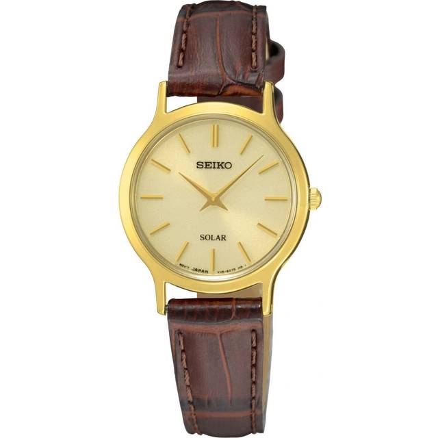 Seiko Watch Solar Ladies - Gold