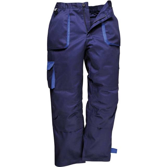 Portwest TX16 Contrast Lined Trousers Navy M