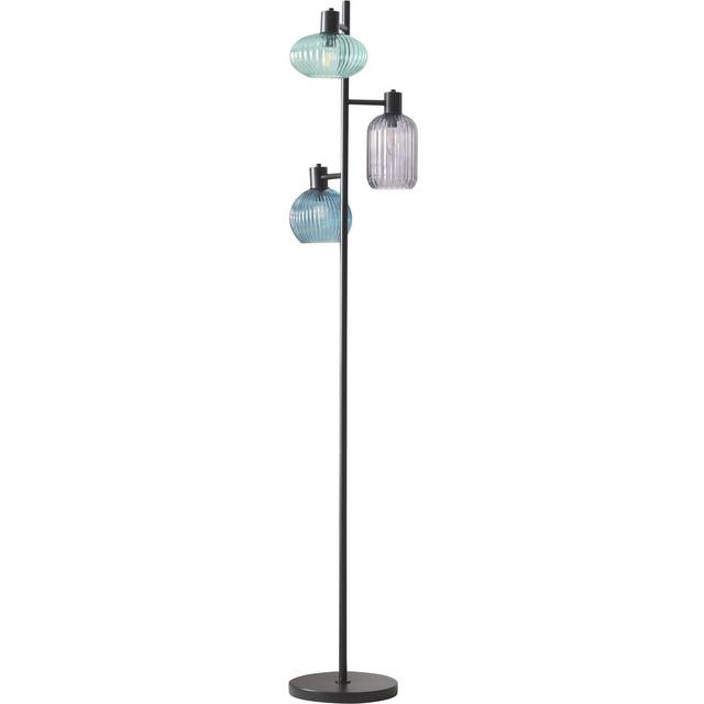 Camborne Black 3 Light Floor Lamp