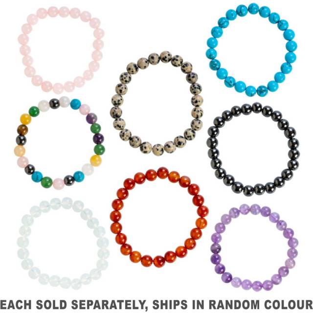 Gemstone Power Bead Bracelet (1pc Random Style)
