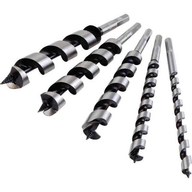Toolpak Auger Drill Bit Set Hex (5 Piece) Carbon Steel