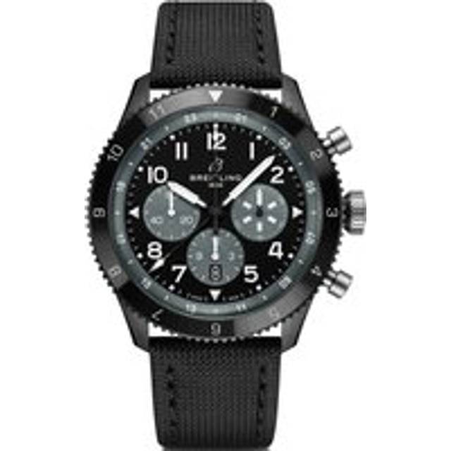 BREITLING Super Avi B04 GMT CHRONO 46 Mosquito Night Fighter Men's Watch SB04451A1B1X1 - Black - 46 mm
