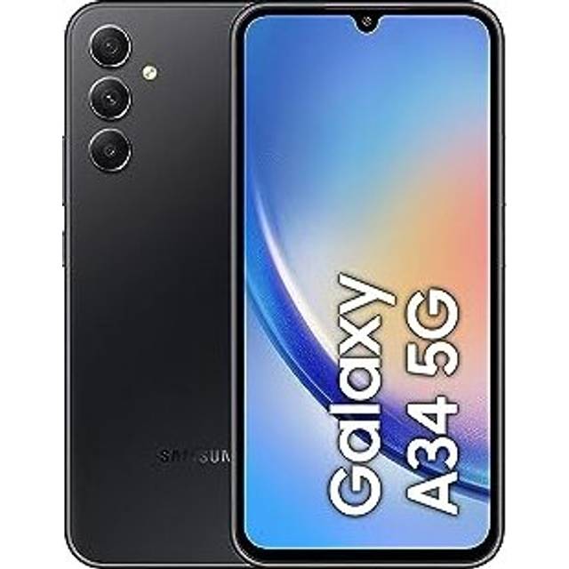 Samsung Galaxy A34 (A346E DSN) (128GB+6GB, Graphite)