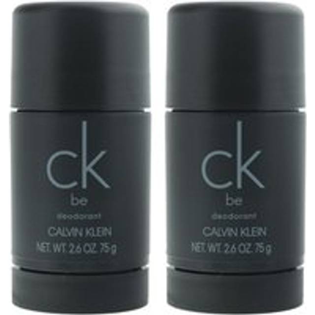 Calvin Klein Unisex CK Be Deodorant Stick 75g x 2 - One Size - Green