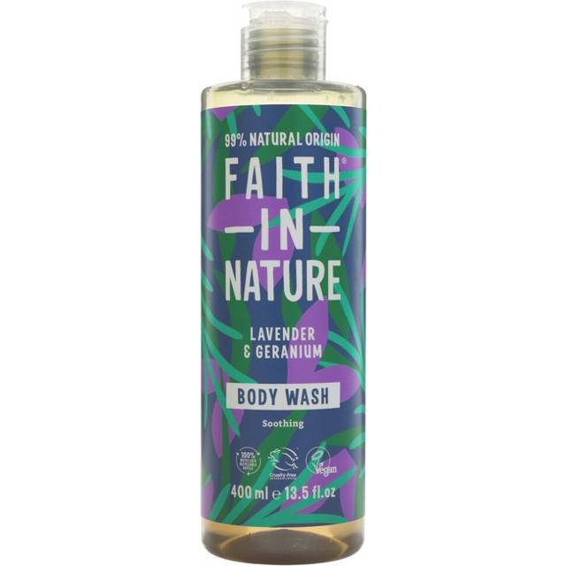 Faith In Nature Body Wash-Lavender & Geranium - 400ml ( pack of 6 )