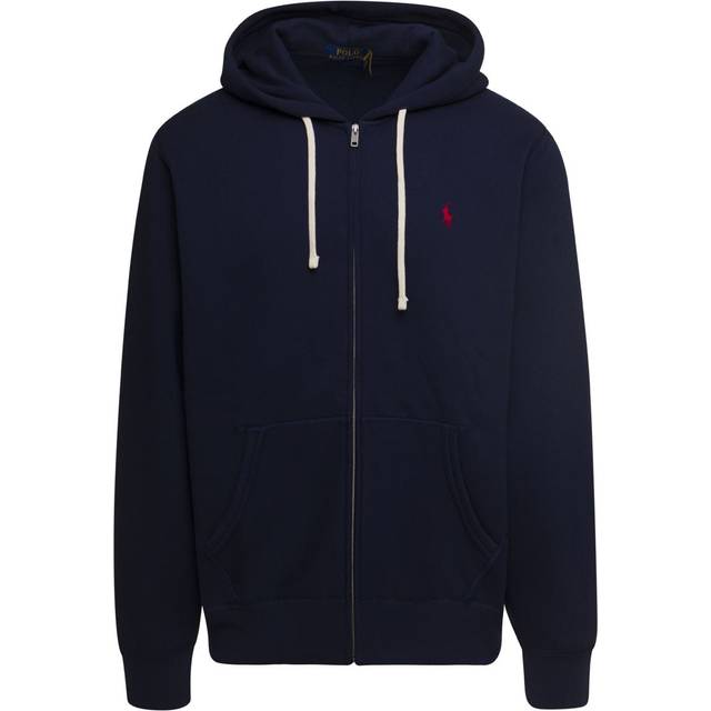 Ralph Lauren, Zip-throughs, male, Blue, 2XL, Hooded Sweatshirt