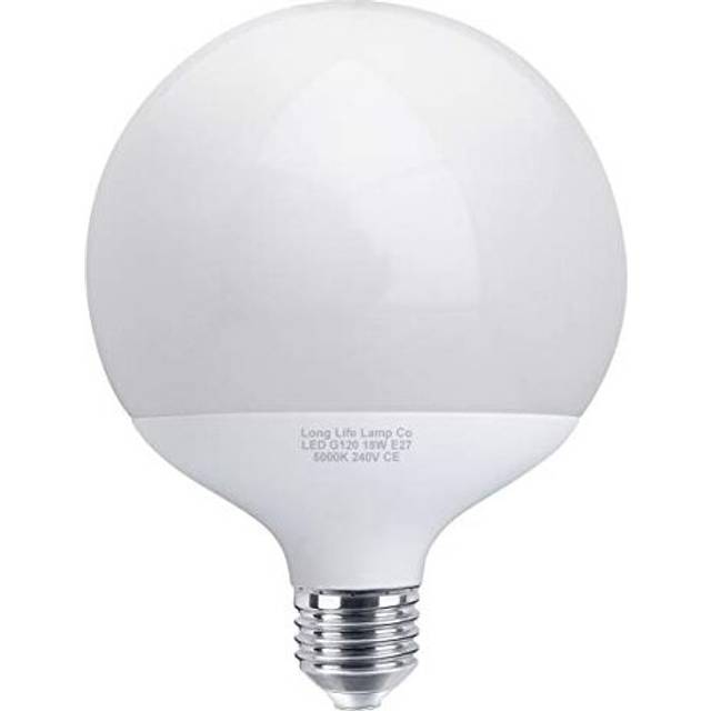 Led globe light bulb 18w replacement for 162w e27 pure white energy saver g120