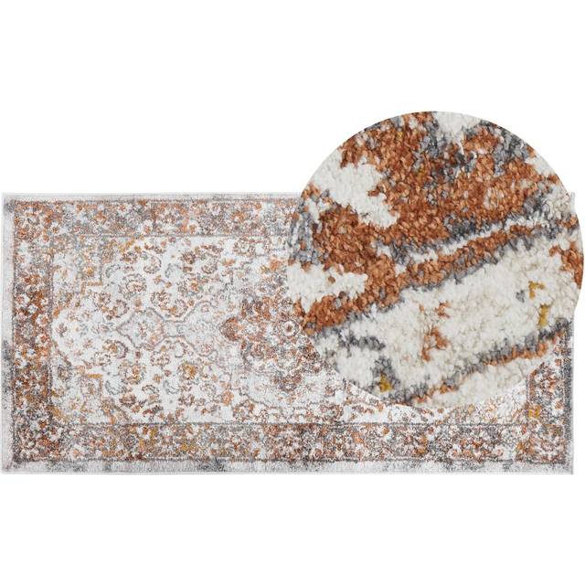 Area Rug 80 x 150 cm Beige and Brown VAYK