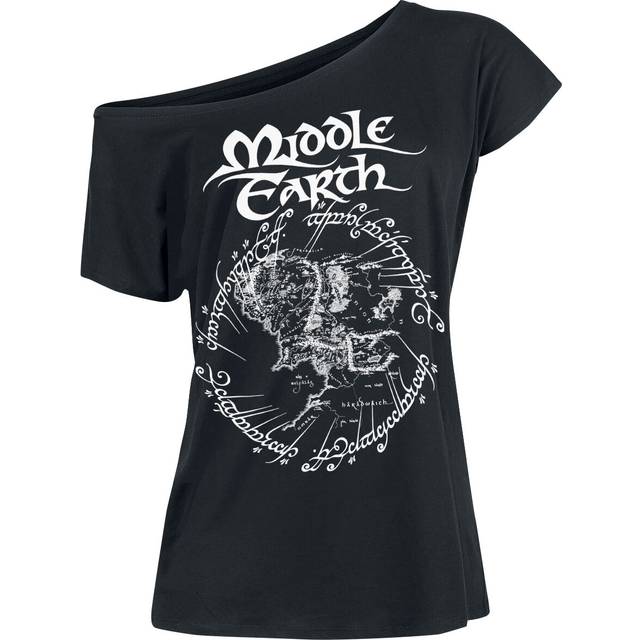 The Lord Of The Rings Middle Earth T-Shirt black - XXL