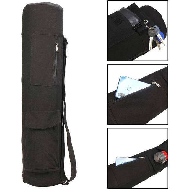 New Portable Gym Blackyoga backpack yoga mat waterproof backpack yoga bag Nylon Fitness Exercise Yoga Mat Zipper Storage Bag