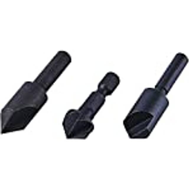 Amtech 3 Piece Countersink Bit Set Carbon Steel