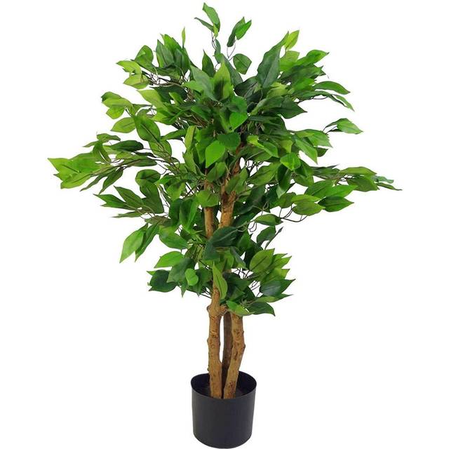 90cm Leaf Realistic Artificial Ficus Tree / Plant