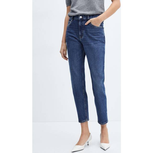 Mango Jeans Newmom - Dark Denim