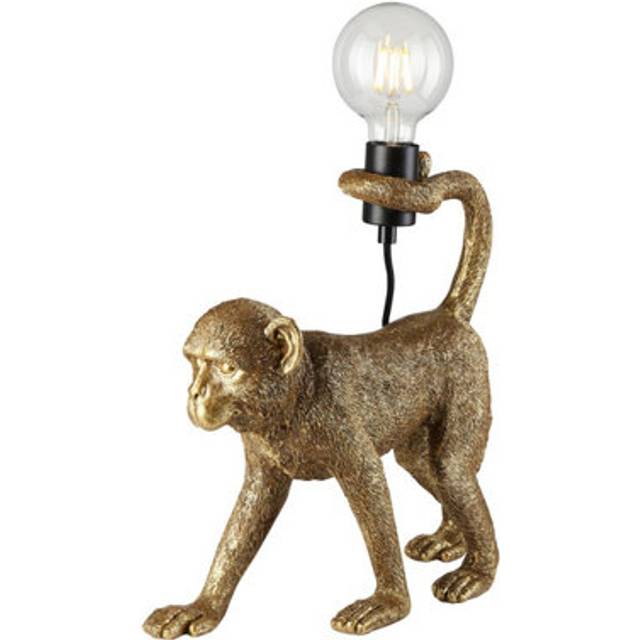Endon 106792 Capuchin 1 Light Table Lamp Vintage Gold Paint And Matt B