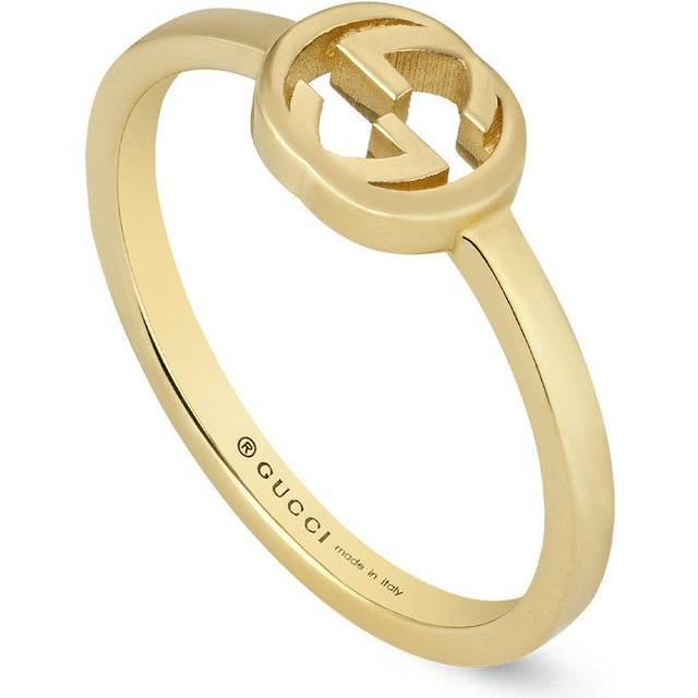 Gucci Interlocking 18ct Yellow Gold Ring